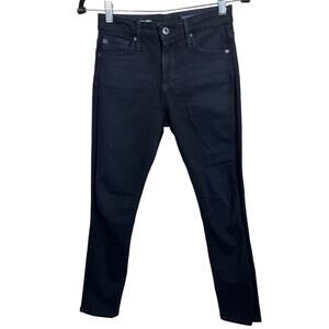 AG Jeans Denim Farrah Ankle High Rise Skinny Dark Wash 24 0 Capsule